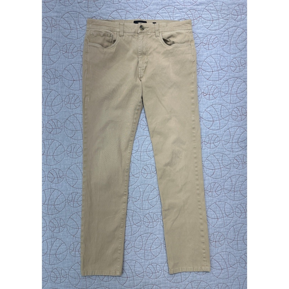 Vince Dylan Slim Fit Pants Khaki Tan Italian Fabric / Men's 31